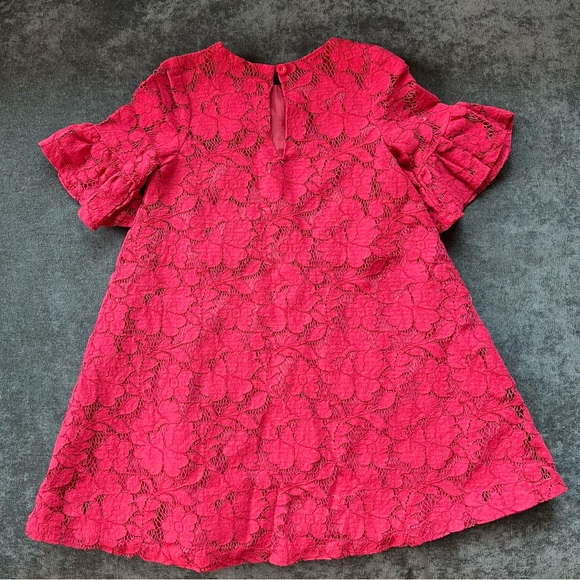 Toffee Apple Red Lace Dress Size 2T - Picture 4 of 4